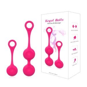 Kegel balls exercise and massage